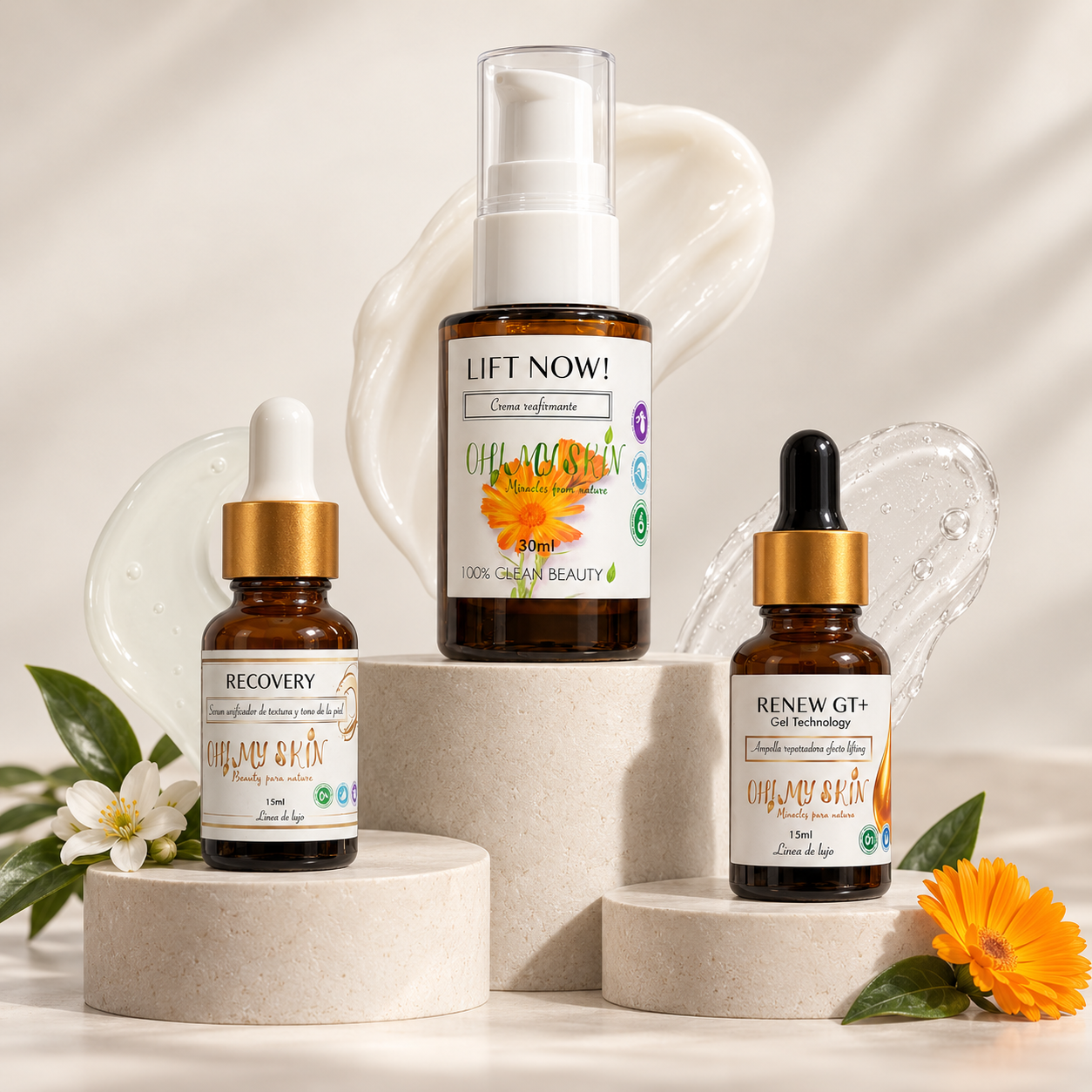 TRÍO ANTIAGE HIDRATANTE EFECTO LIFTING